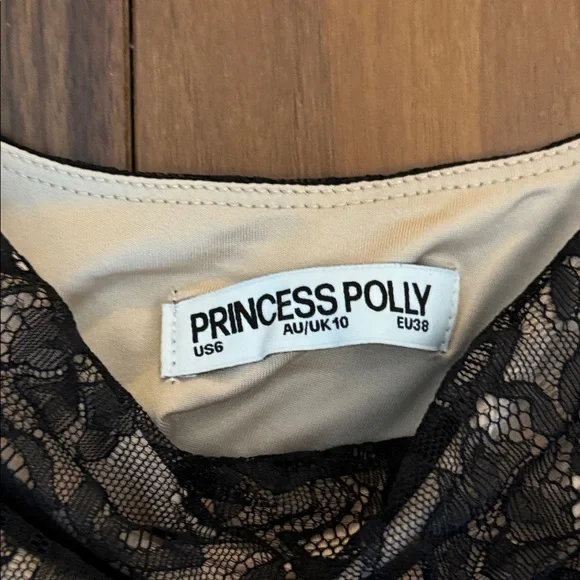 Princess Polly Romani Lace Top Black - Picture 6 of 6